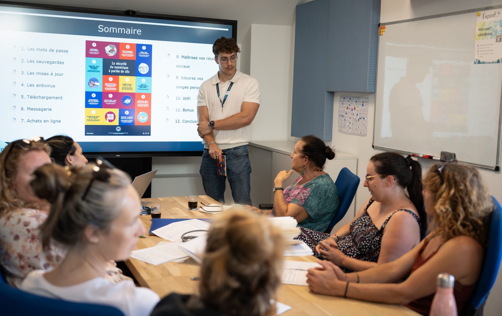 Session de formation anim&eacute;e par Expinfo